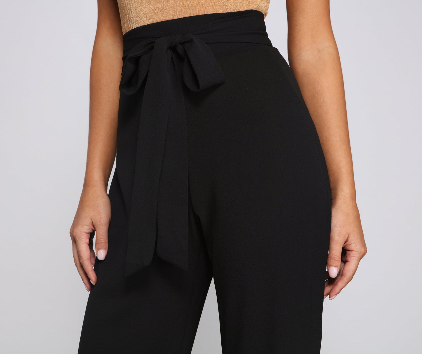 So Posh High Waist Flared Pants