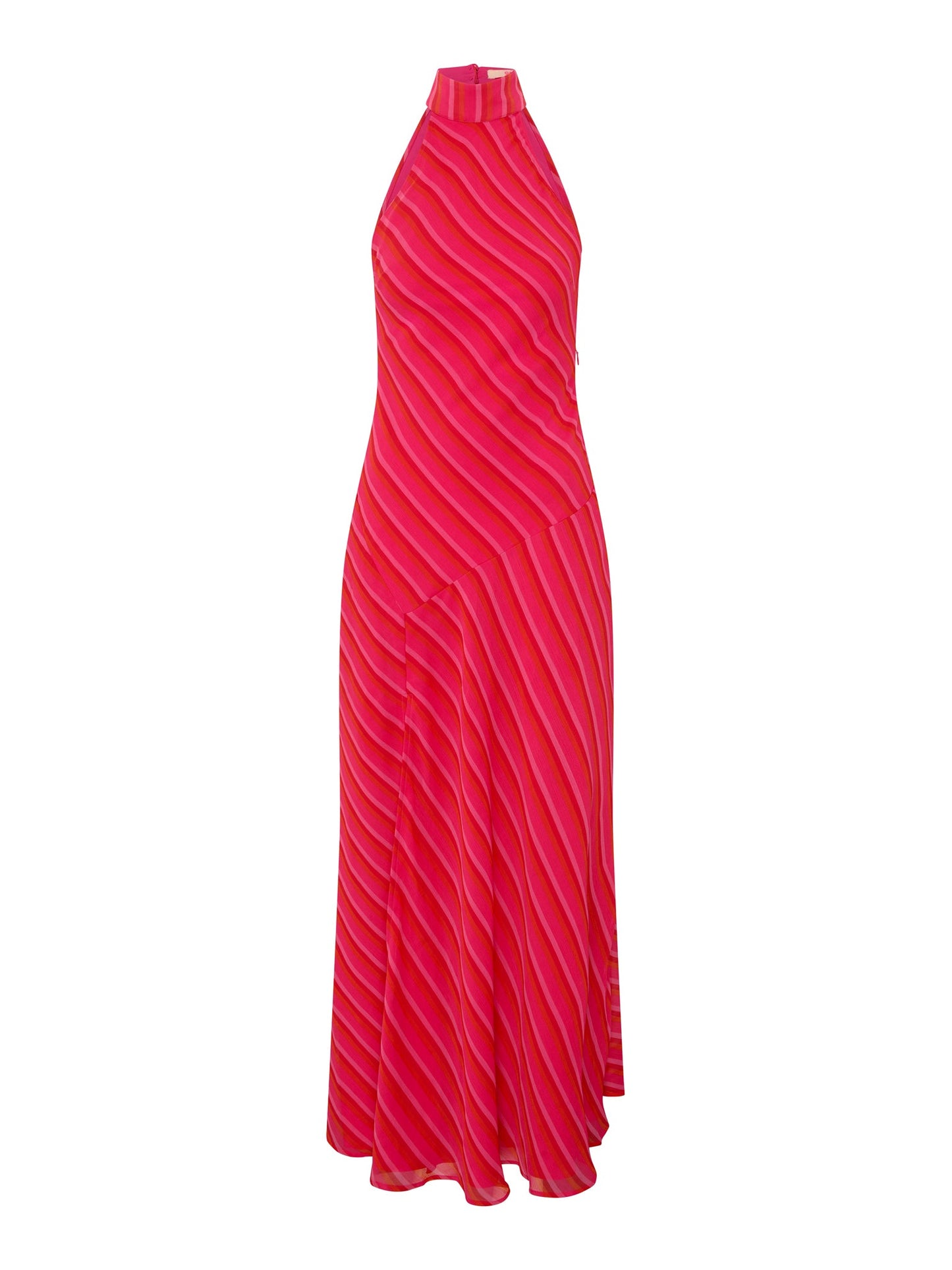 Elsie Striped Dress in Pink and Orange