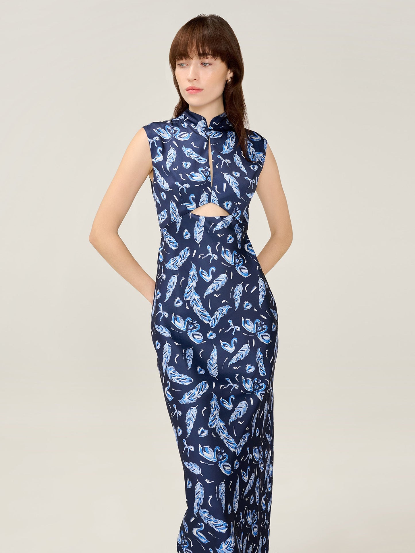 Candice Dress in Navy