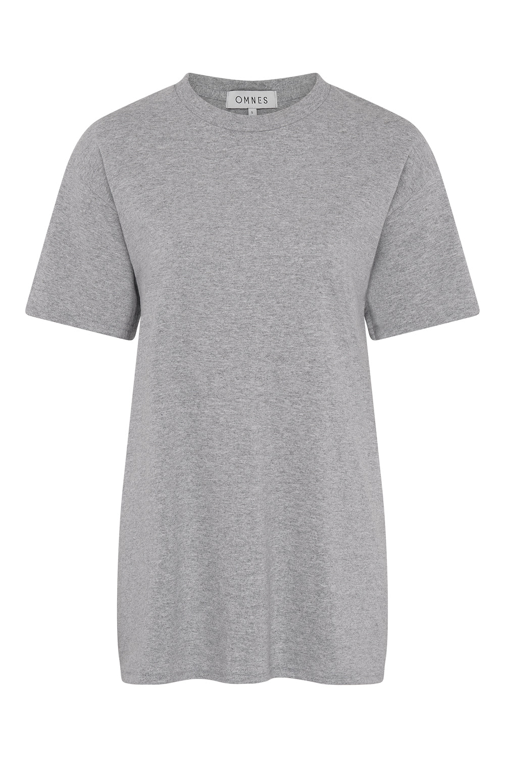 Jack Boyfriend Tee in Grey marl