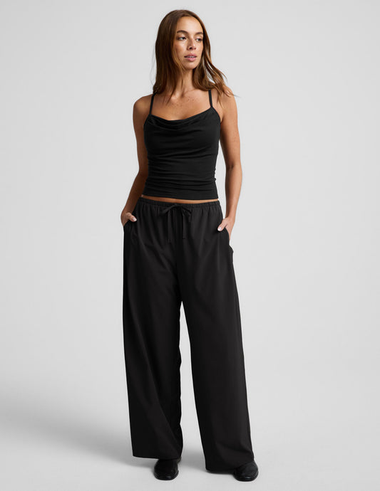 Solstice Drawstring Wide Leg Pant 29"