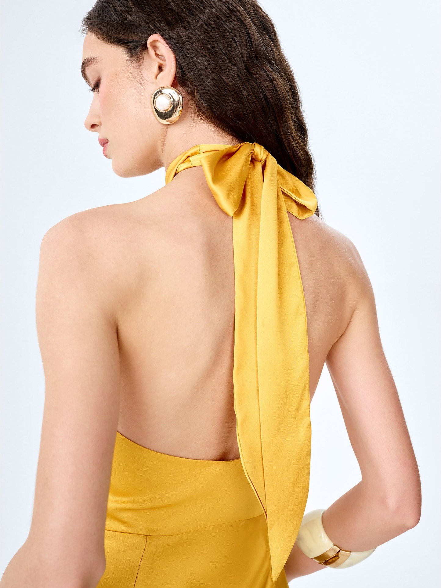 Arles Dress in Eggyolk