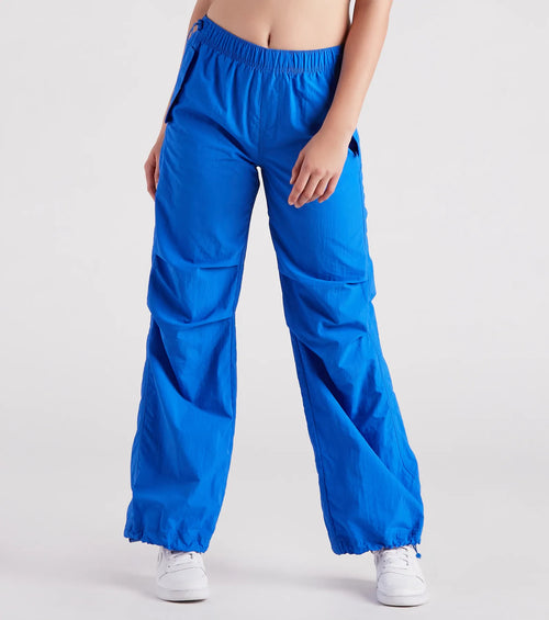 Cool Meter Mid-Rise Parachute Cargo Pants