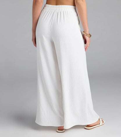 Weekend Vibes Wide-Leg Palazzo Pants