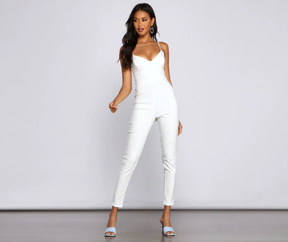 Feelin' Fresh Fitted Jumpsuit