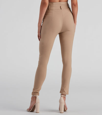 Chic Choice Paperbag Skinny Pants