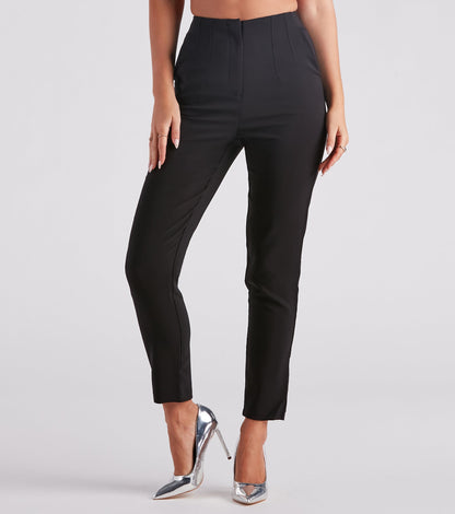 Tapered And Chic Trouser Pants