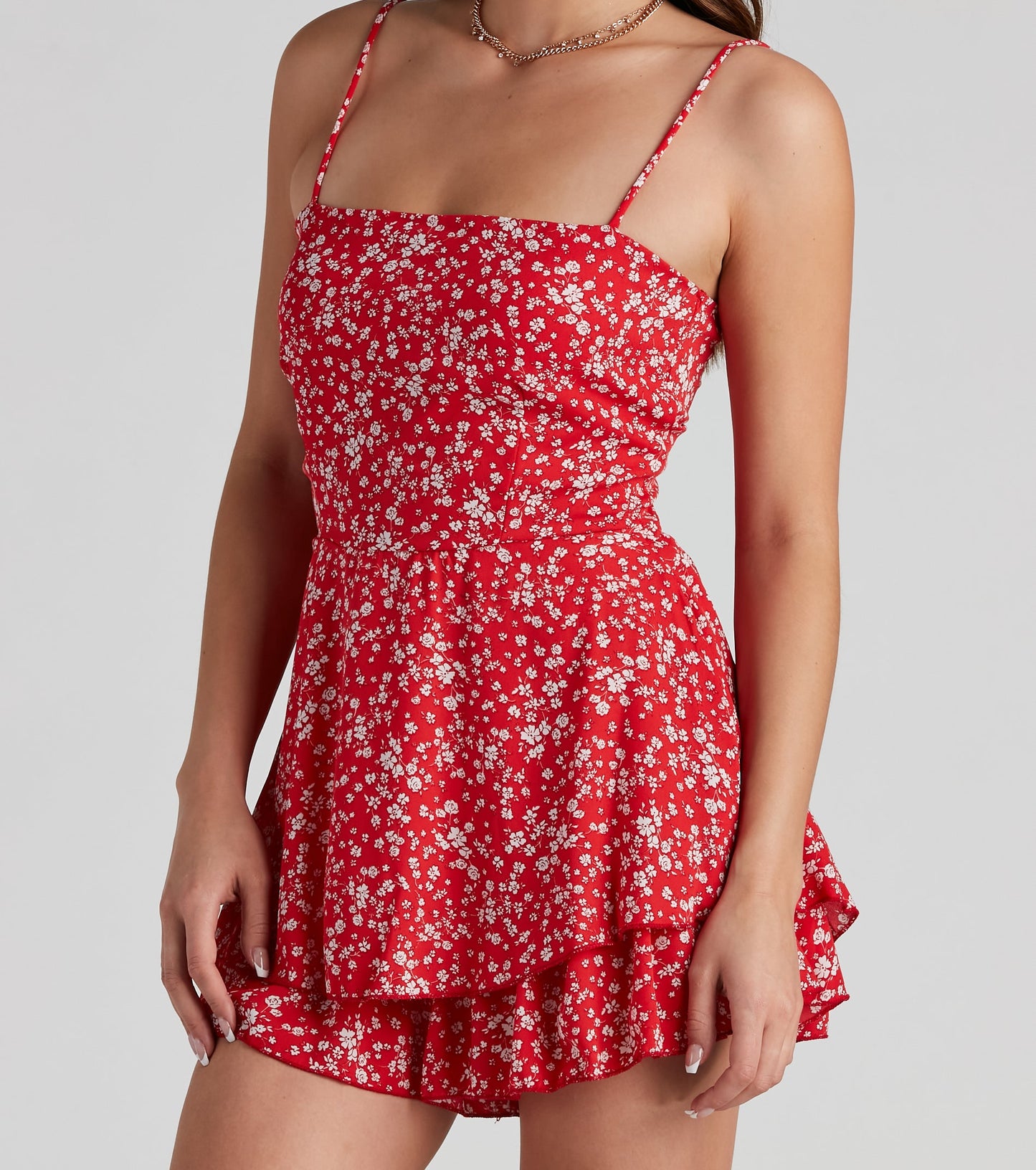 Sweet Beauty Ditsy Floral Romper