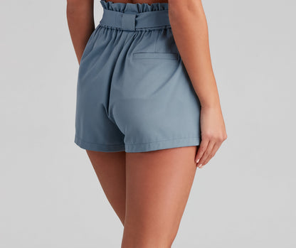 Sweet And Chic Paperbag Shorts