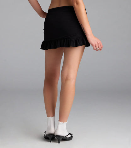 Good Days Ruffle Mini Skirt