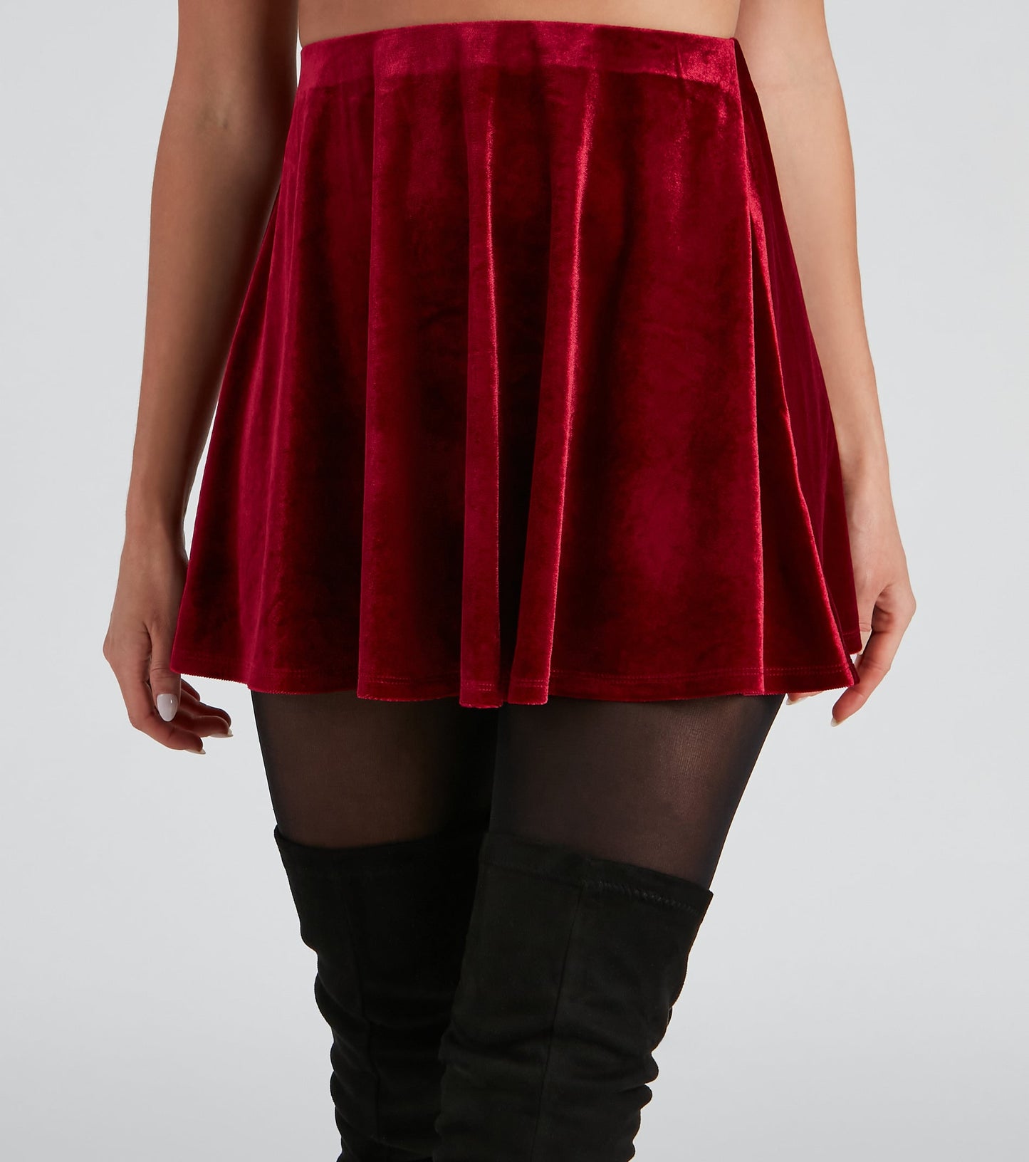 Lil' Red Velvet Halloween Skirt