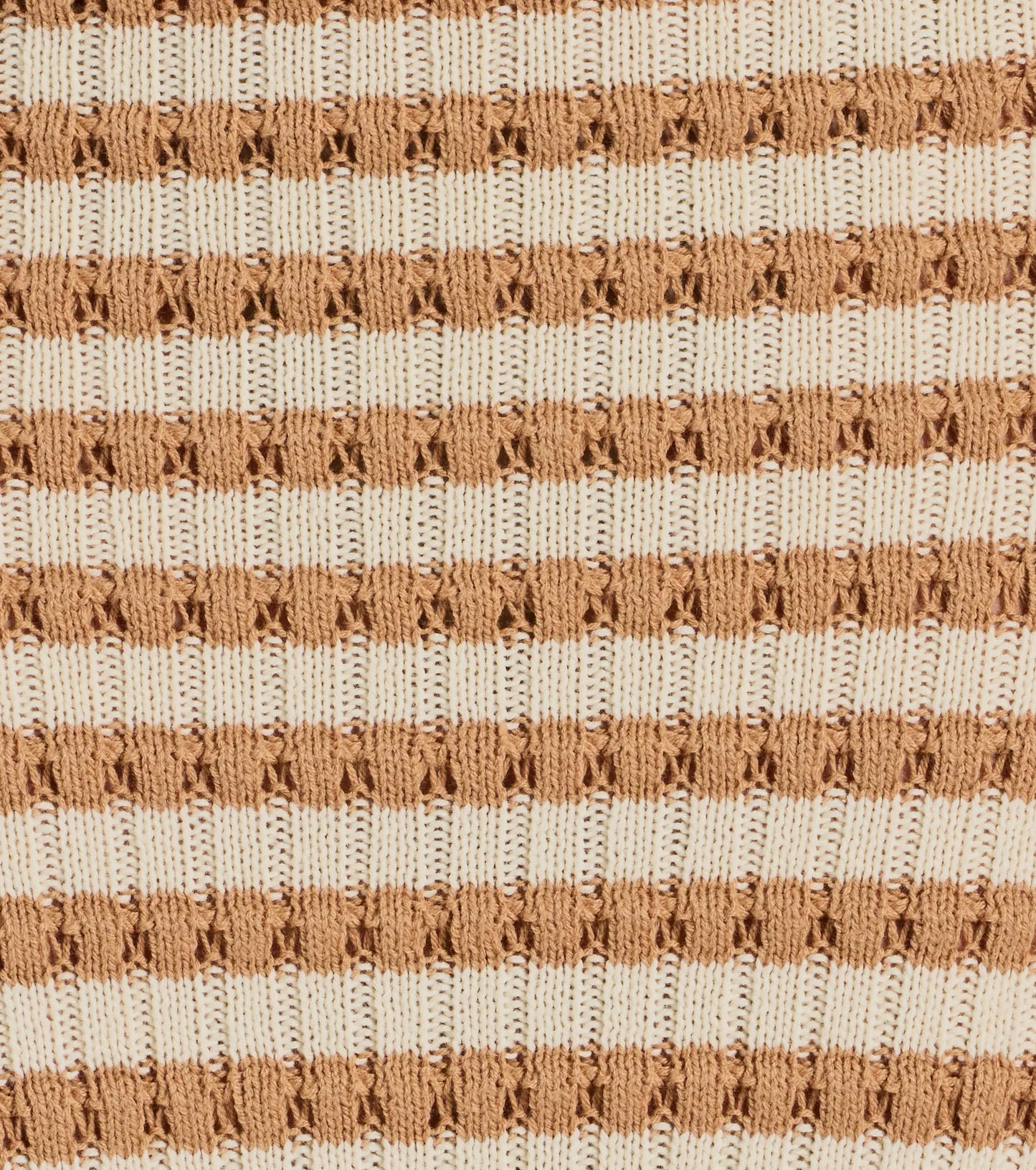 Seaside Cutie Striped Slit Knit Midi Skirt