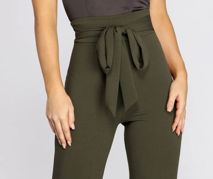 Sealed With Style Tie-Waist Pants