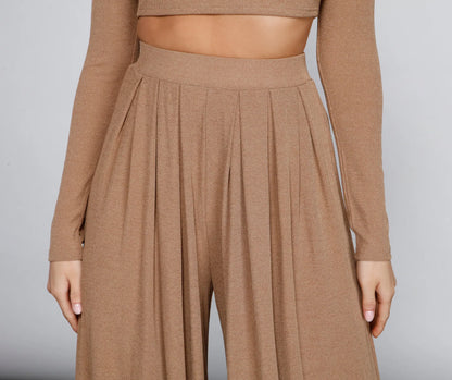 Make It Bold High Waist Palazzo Pants