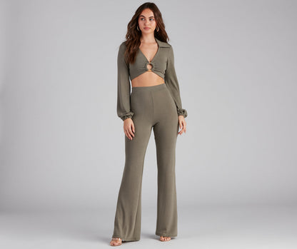 Cabana High-Rise Wide Leg Pants