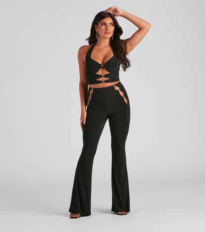 Hidden Gem High Rise Flare Pants