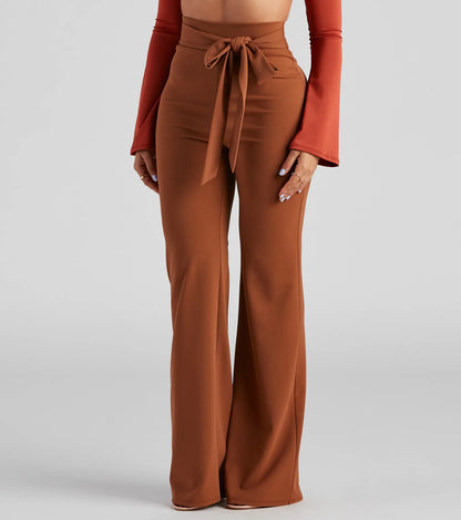 Sealed With Style Tie-Waist Pants