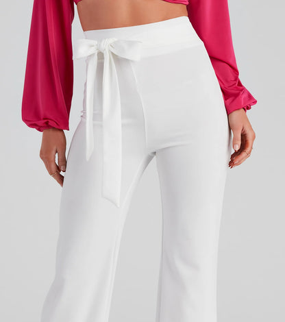 Sealed With Style Tie-Waist Pants