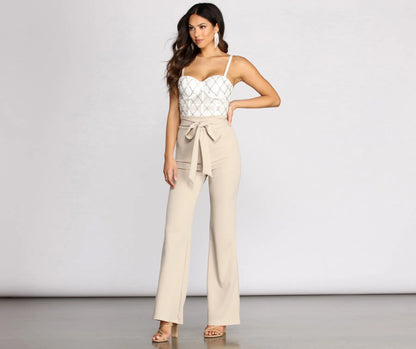 Sealed With Style Tie-Waist Pants