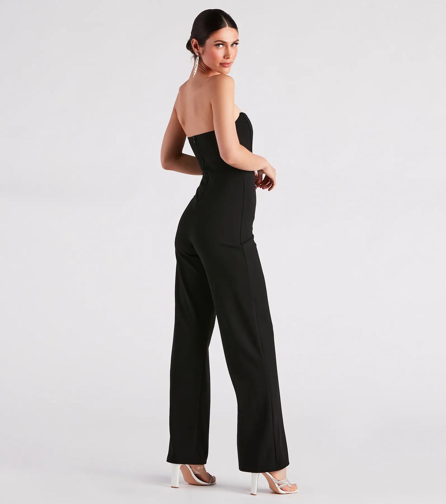 Fit To Perfection Strapless Corset Jumpsuit