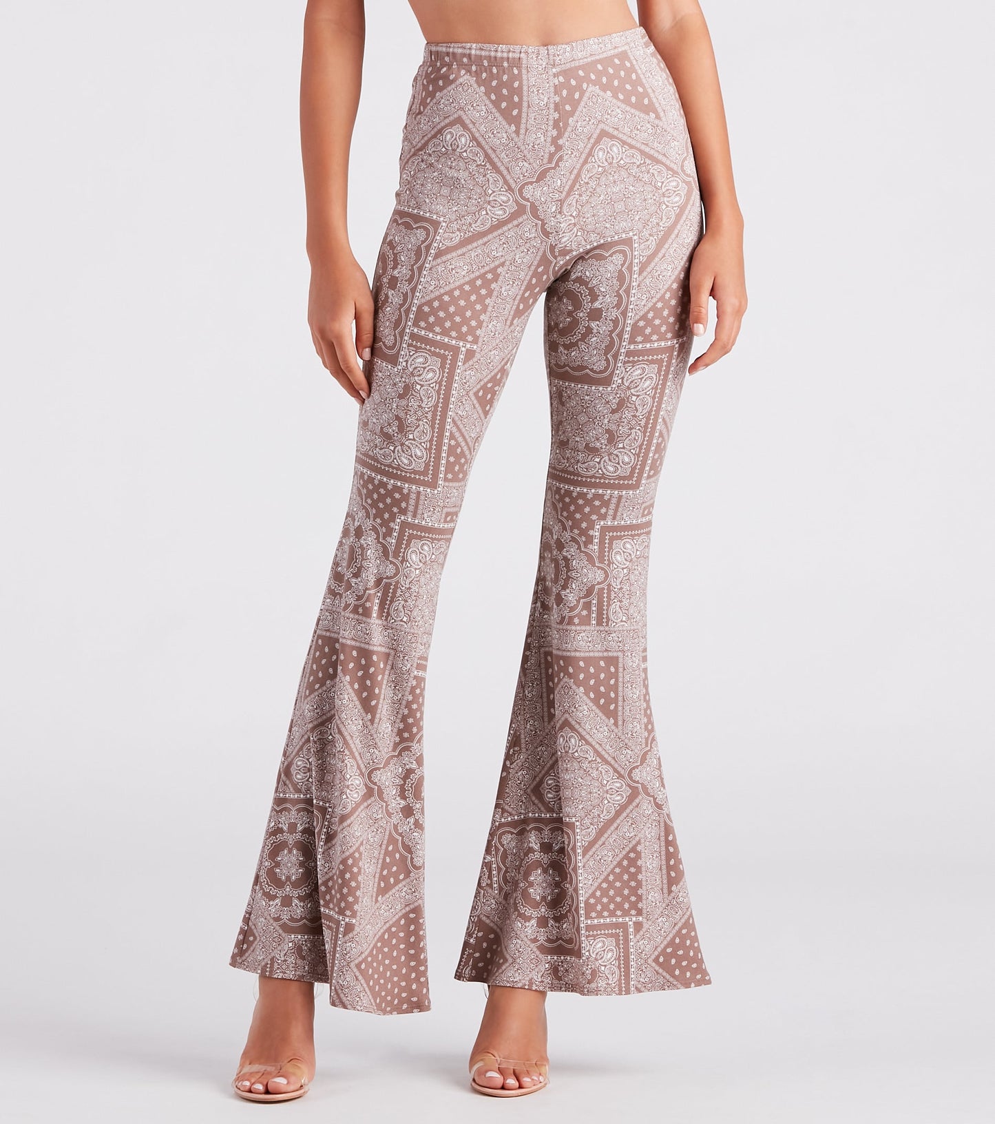 Paisley Princess Boho Flare Pants