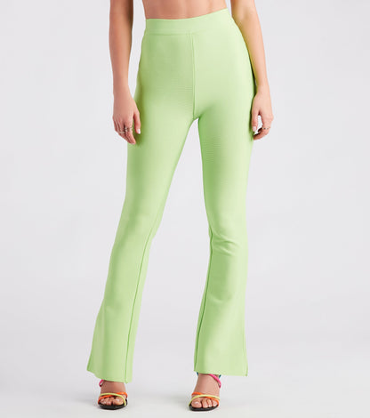 Look At Me Wow Bandage Flare Pants