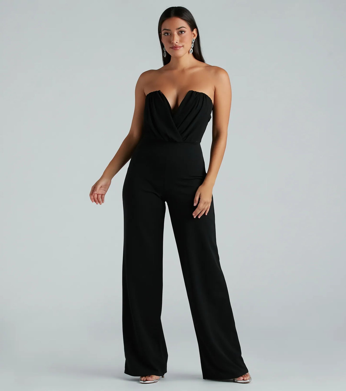 Such A Chic Vibe Strapless Jumpsuit