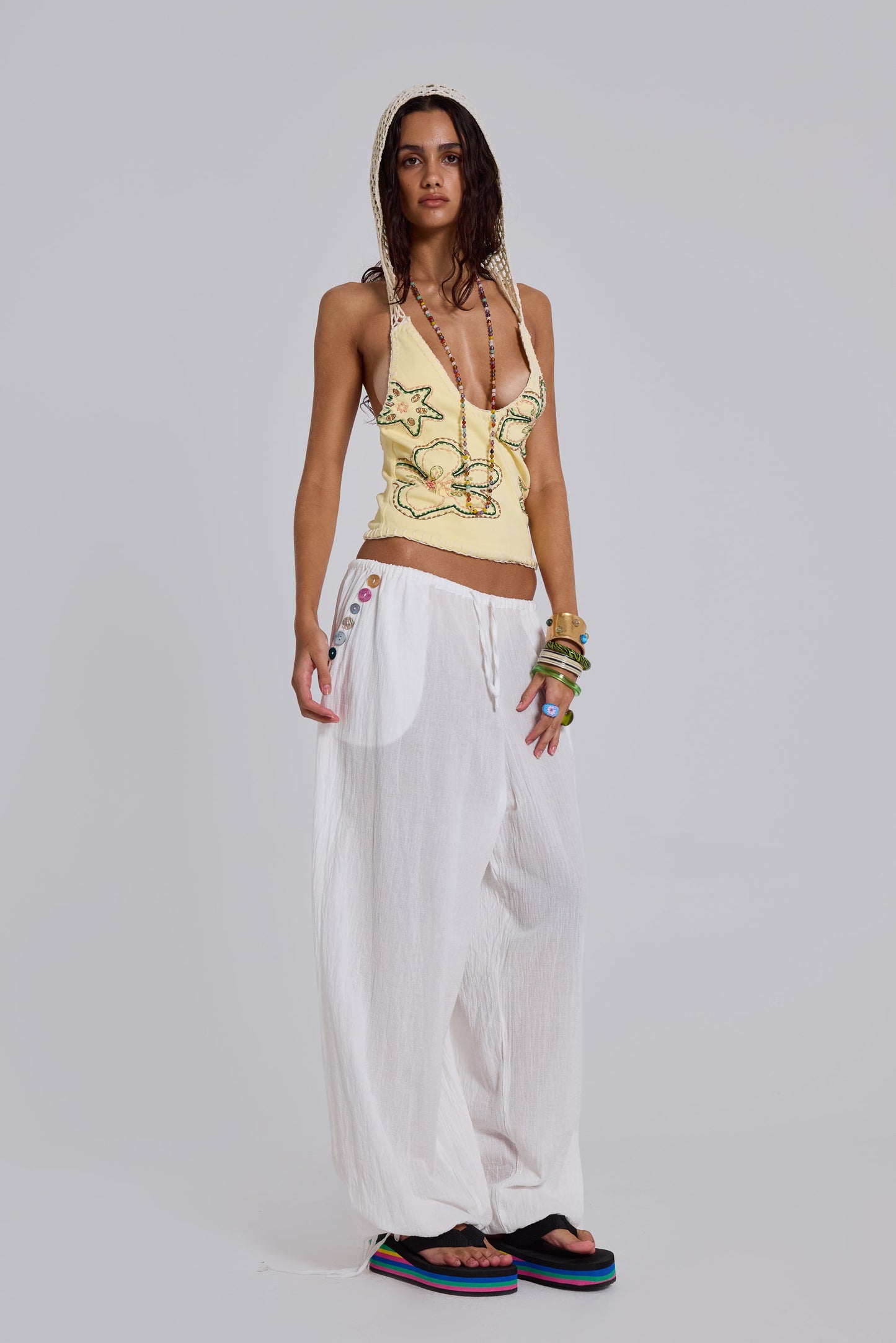 Livara Button Balloon Trousers