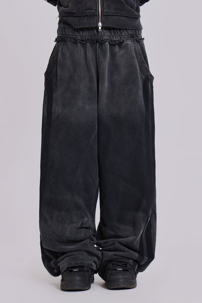 Grey Sporty Baggy Monster Joggers