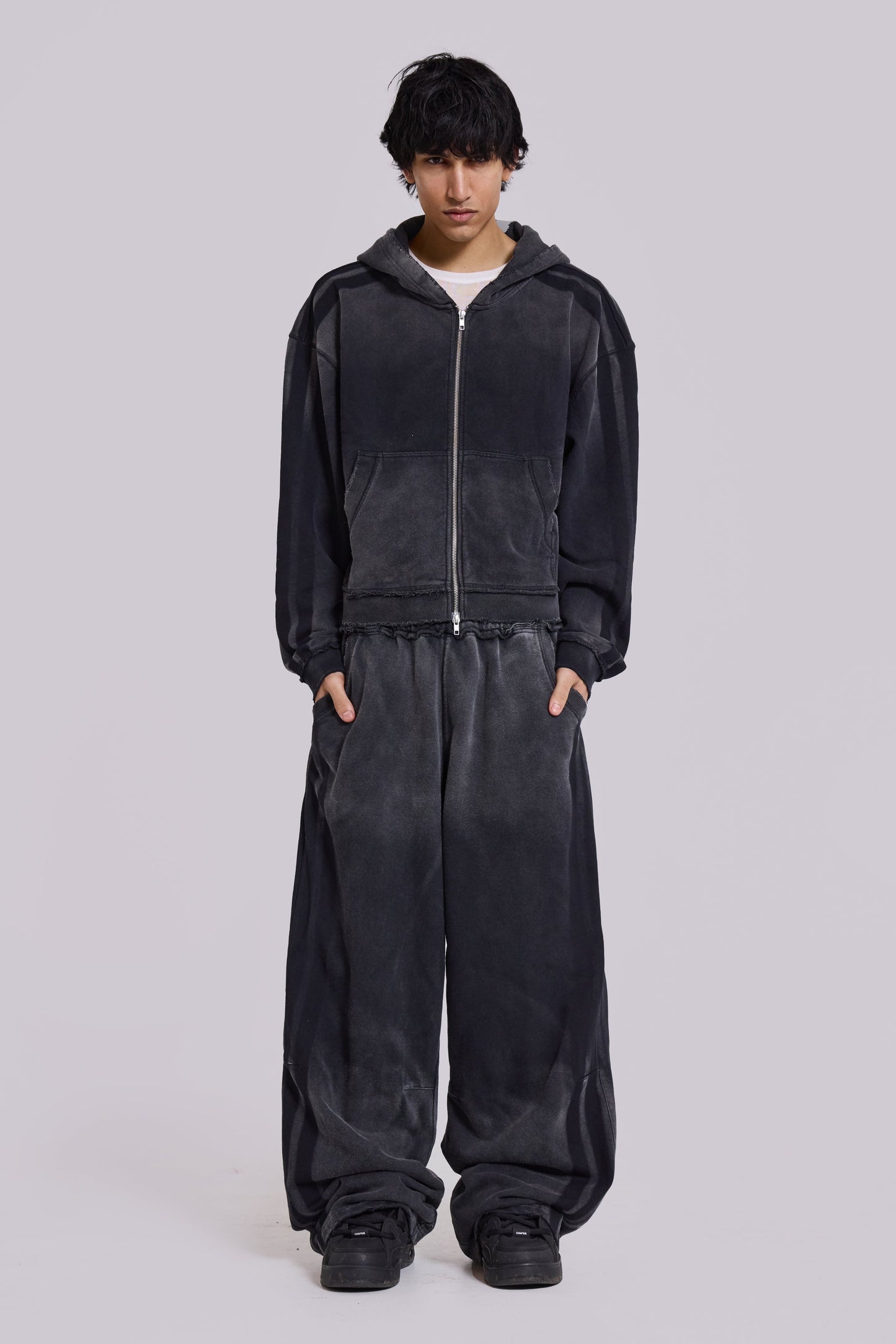 Grey Sporty Baggy Monster Hoodie