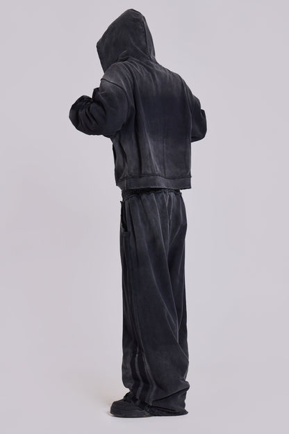 Grey Sporty Baggy Monster Hoodie