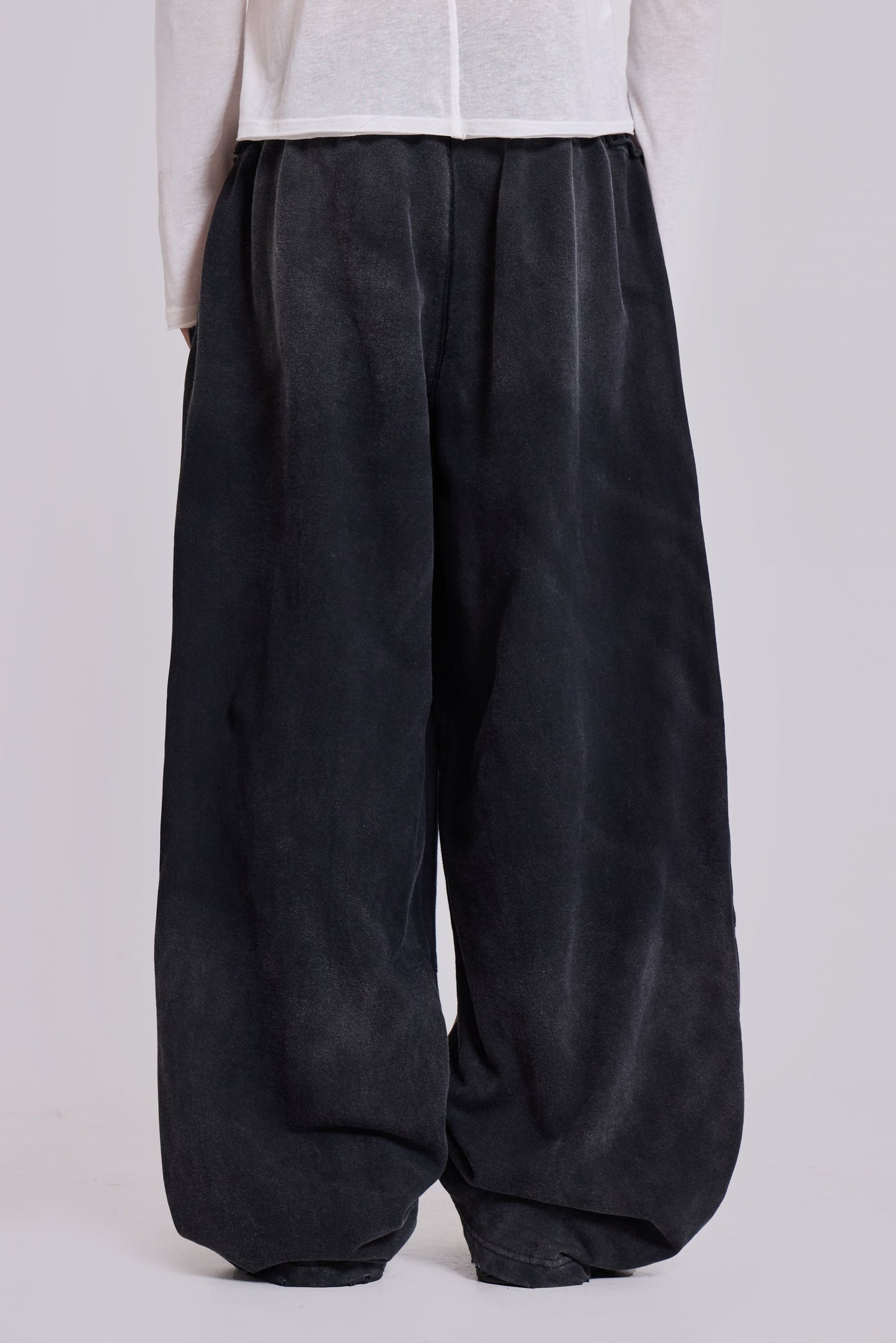 Grey Sporty Baggy Monster Joggers