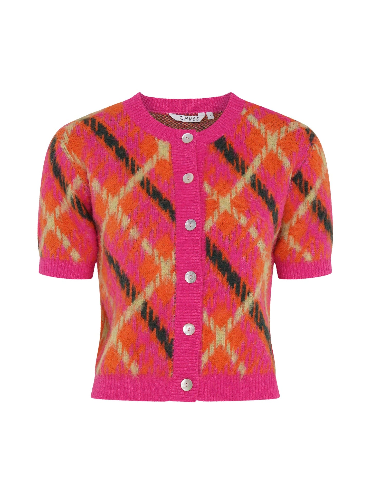 Lulu Check Top in Orange