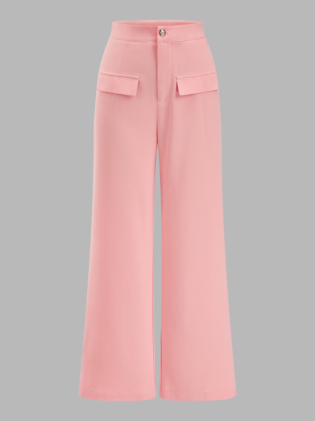 Lapel Halter Top & Wide Leg Pants Set