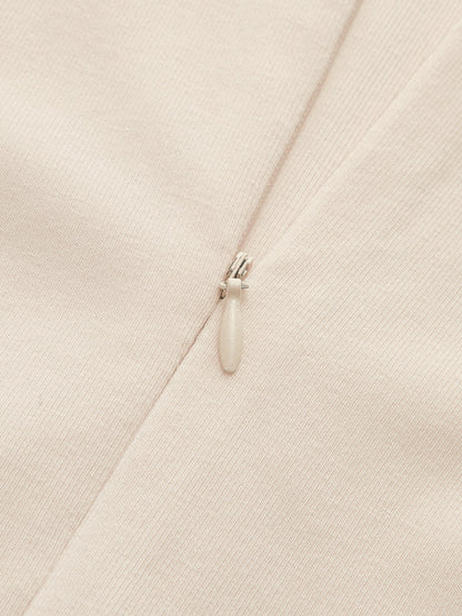 Two-Tone Sleeveless Tie Cuff Balloon Jumpsuit