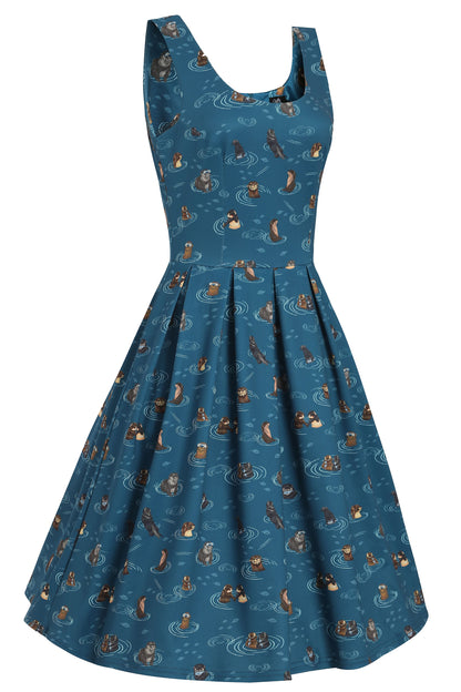 Amanda Blue Otter Family Tea Dress
