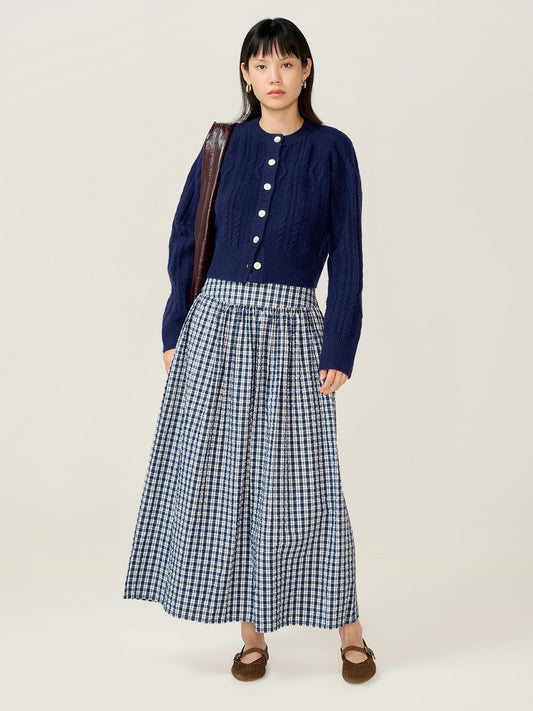 Darcie Check Skirt