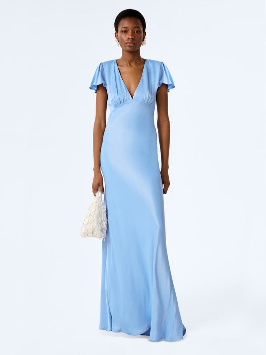 Fai Dress in Vista Blue