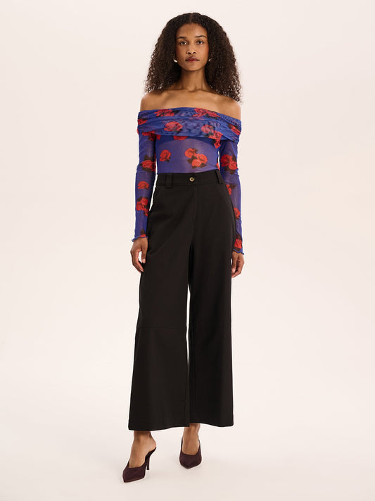 Freya Rose Print Top in Multi