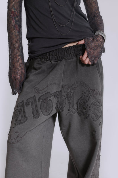 Faithless Applique Monster Joggers