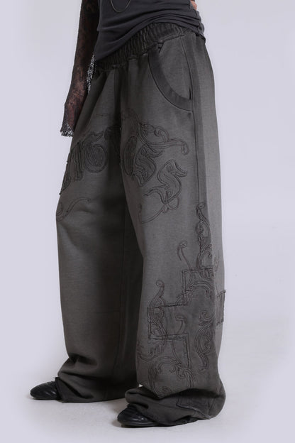 Faithless Applique Monster Joggers