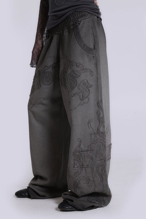 Faithless Applique Monster Joggers