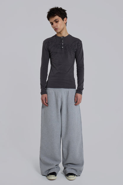 Grey Marl Waffle Monster Joggers