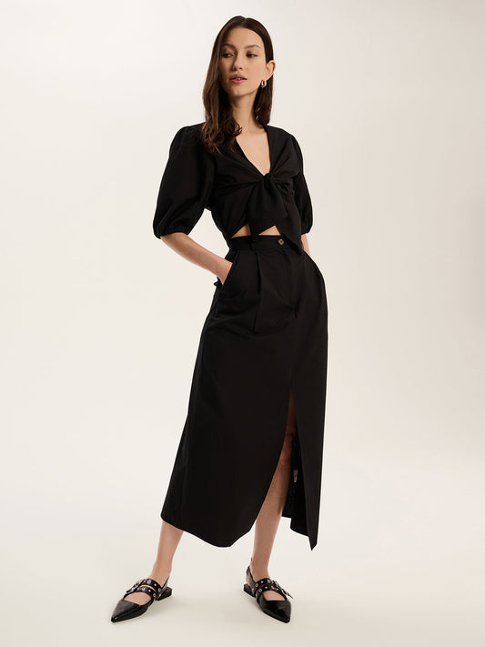 Olive Skirt in Black