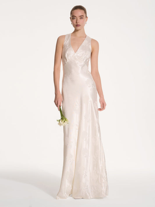 Kew Dress in Ivory