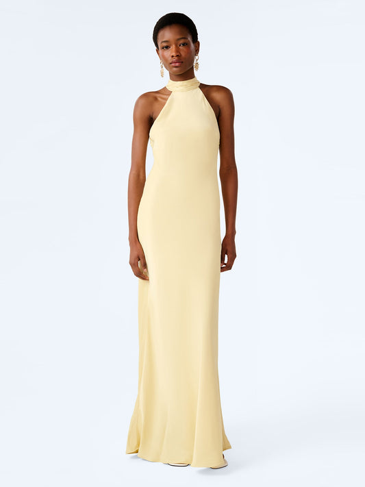 Milos Dress in Double Cream