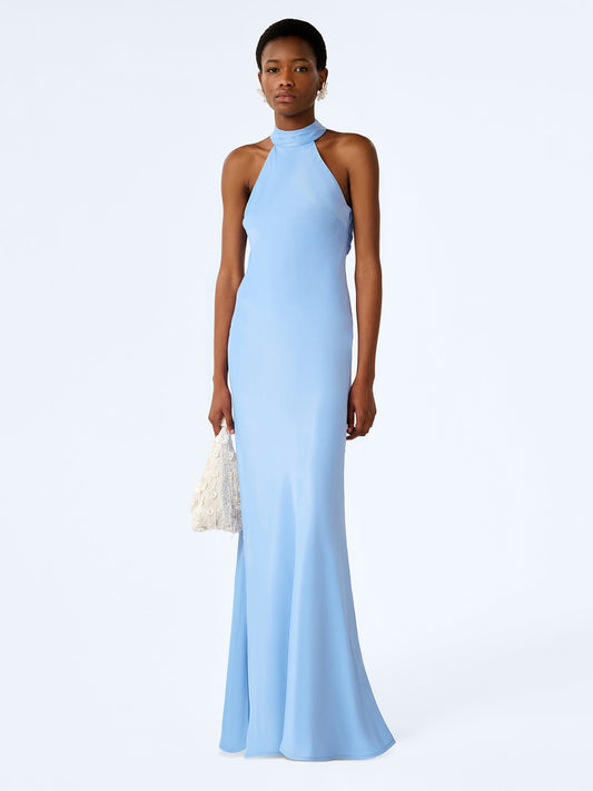 Milos Dress in Vista Blue