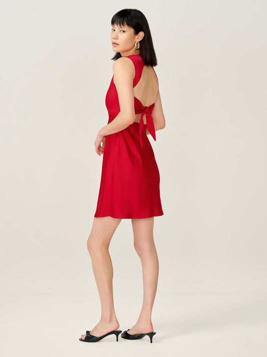 Nova Mini Dress in Barbados Cherry