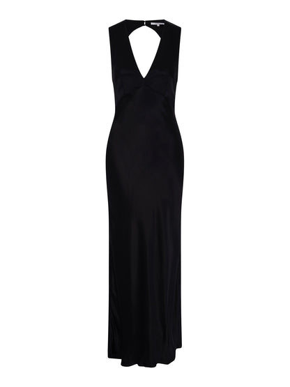 Nova Tie Dress in Black