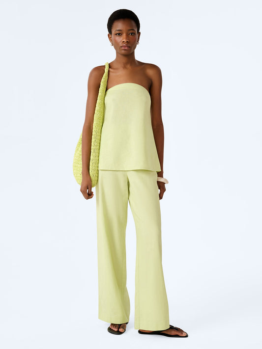 Birch Trouser in Shaddow Lime